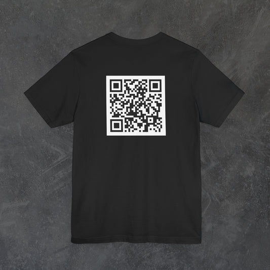 Flat Earth QR Code Tee